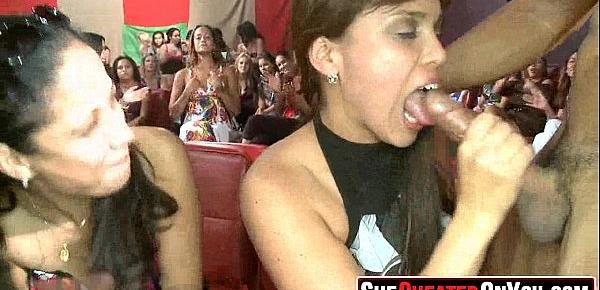  49 Cheating wives at underground fuck party orgy!49